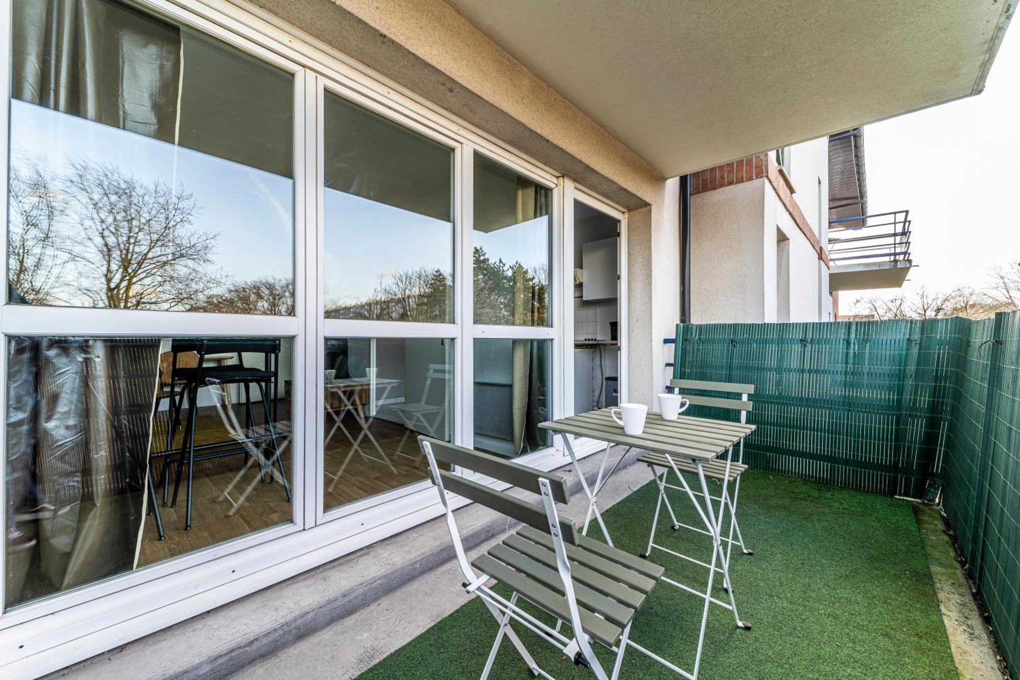 Ferienwohnung T2 Avec Terrasse Citadelle Lille Exterior foto
